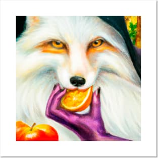 Painting of a fox Posters and Art